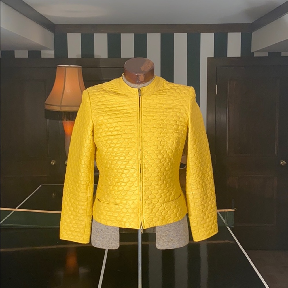 Anne Klein New York Leather Jacket